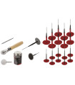 KIT TUBELESS CHAMPIGNONS 24 PIECES