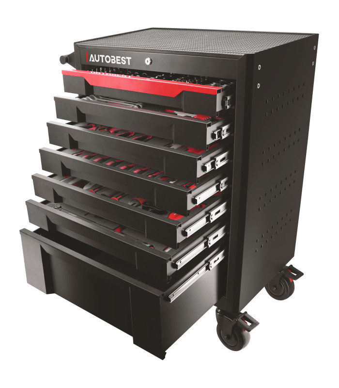 SERVANTE 7 TIROIRS EQUIPEE 328 OUTILS
