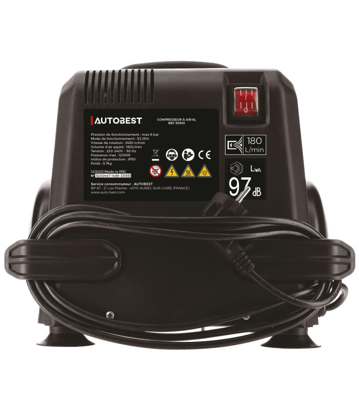 COMPRESSEUR 6 LITRES