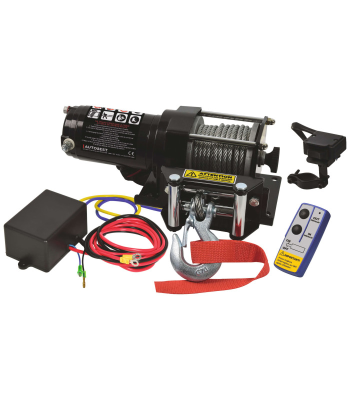 TREUIL ELECTRIQUE 4X4 12V 1360KG 9M DE CABLE