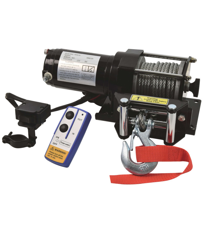 TREUIL ELECTRIQUE 4X4 12V 1360KG 9M DE CABLE