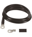 CABLE DE MASSE 1M X 25MM² + 2 COSSES 8MM