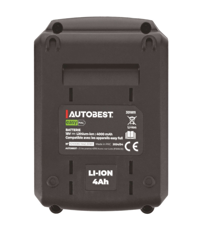 CLE A CHOC SANS FIL BRUSHLESS 18V 4AH 400NM