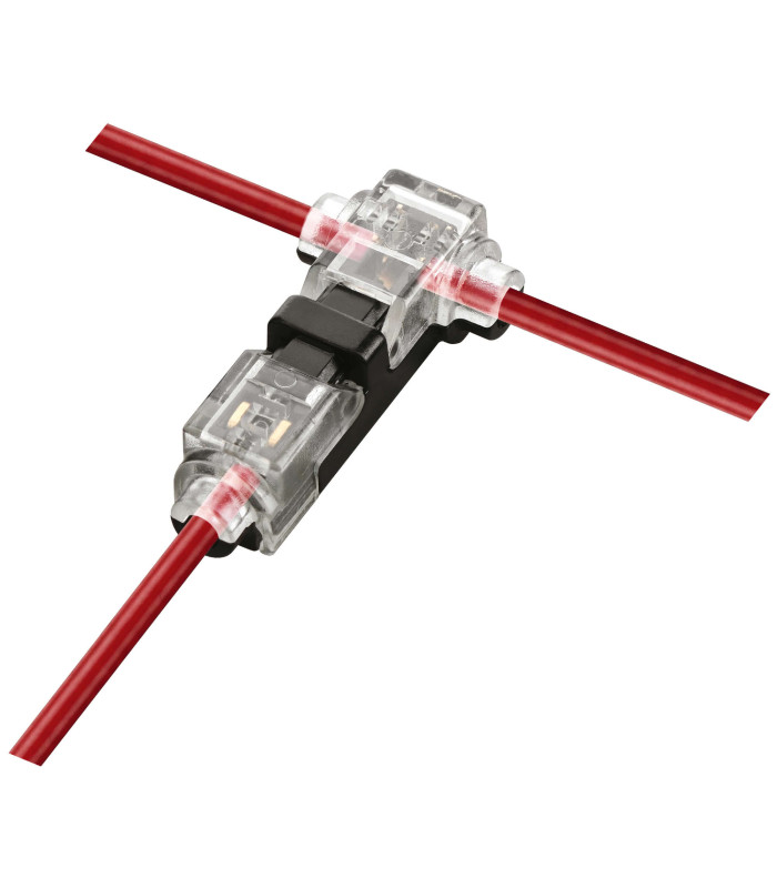 LOT DE 10 CONNECTEURS EN T POUR CABLES ELECTRIQUES