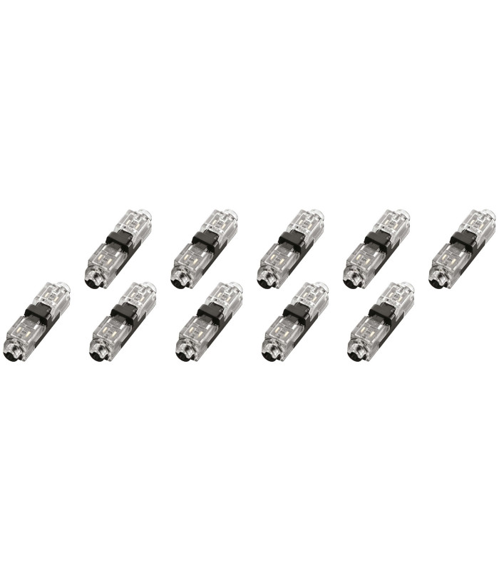 LOT DE 10 CONNECTEURS SIMPLES DROITS
