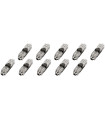 LOT DE 10 CONNECTEURS SIMPLES DROITS